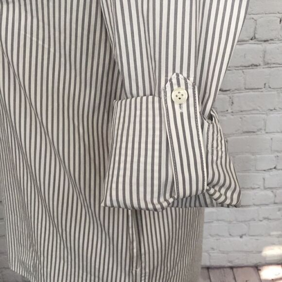 J. CREW 1/2 BUTTON FRONT POP OVER TUNIC - Picture 6 of 8